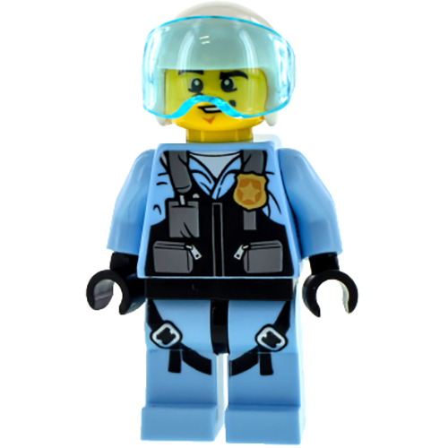 LEGO Minifigure Sky Police - Jet Pilot CTY0953