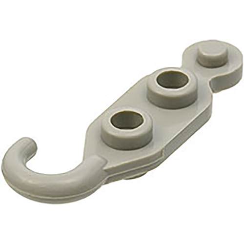 LEGO Hook, Tow Hook with 2 Studs on Both Sides 3136