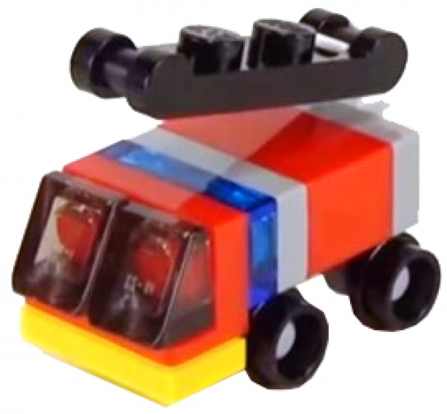 mini lego fire truck