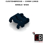 CustomBricks 50 x Chain Links - Single Wide CB03