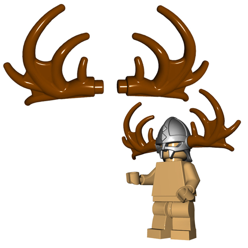 BrickWarriors Moose Antlers (Pair) 1-019-01