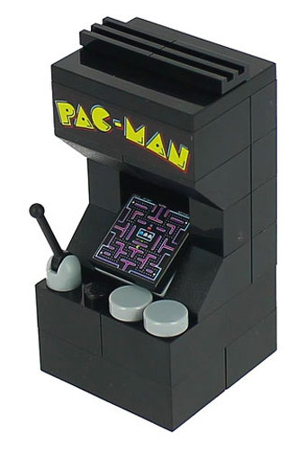 Custom LEGO Videogames console Pac Man MGBCOIN002