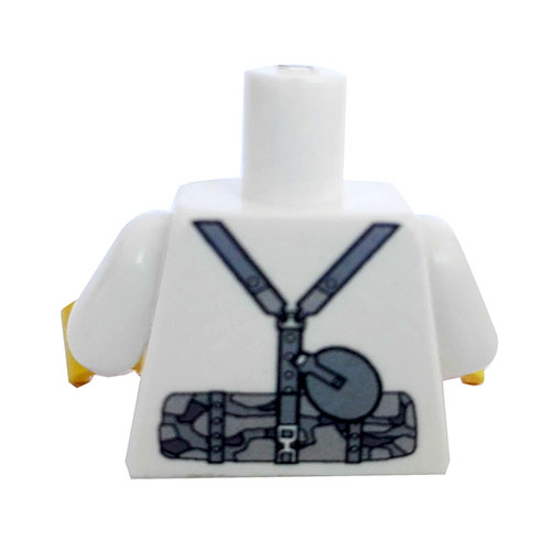 LEGO Torso Custom Soldato di Fanteria semplice della Wehrmacht WW005