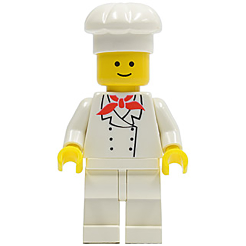 LEGO Minifigur Chef - White Legs, Standard Grin CHEF001