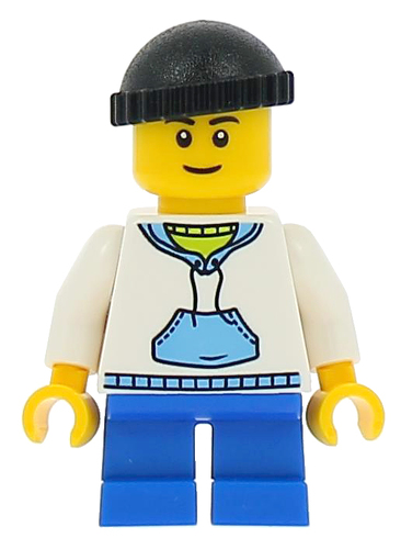 LEGO Minifigure Child with white sweatshirt 10235 CTY0438