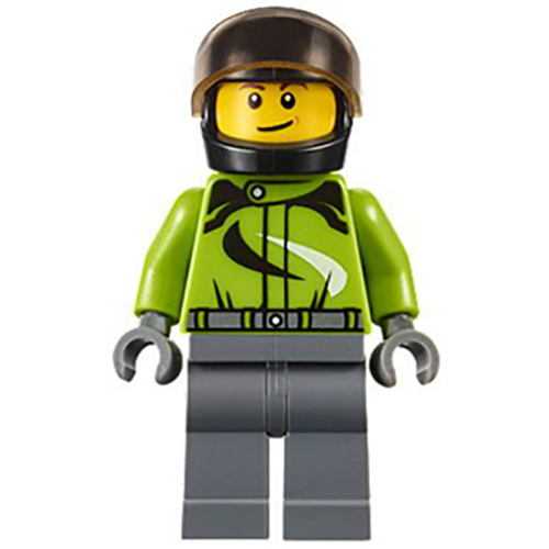 LEGO Minifigure Motorcyclist - Ambulance Plane Passenger CTY0614