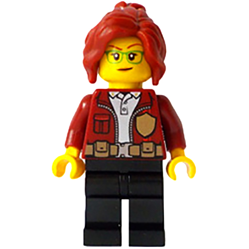 LEGO Minifigura Fire Chief, Female - Freya McCloud CTY1012