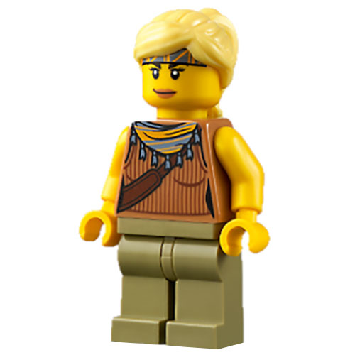 LEGO Minifigur Wildlife Rescue Explorer - Jessica Sharpe CTY1302