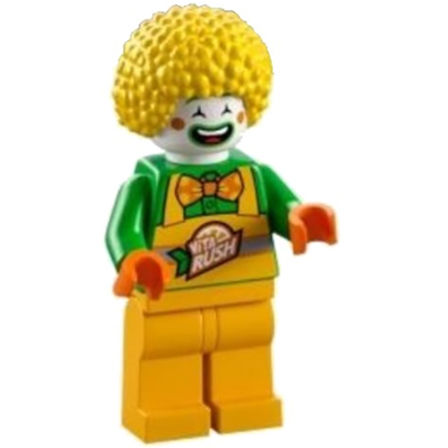 LEGO Minifigur Citrus the Clown, Yellow Hair CTY1339