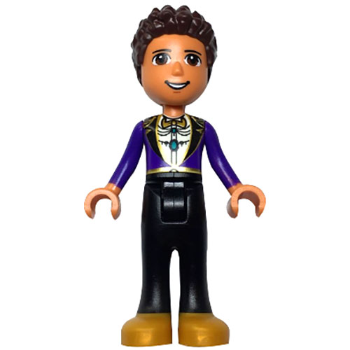 LEGO Minifigure Friends River, Dark Purple Jacket FRND473