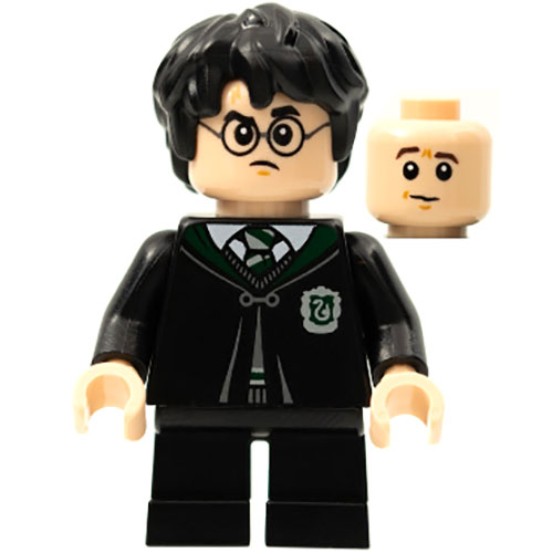 LEGO Minifigur Harry Potter, Slytherin Robe, Gregory Goyle Transformation HP285