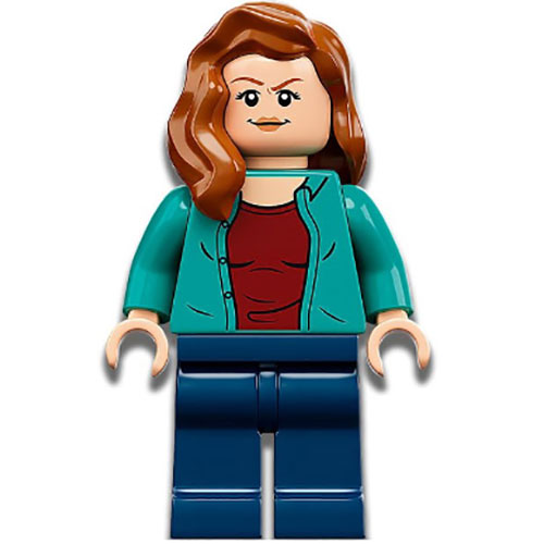 LEGO Minifigur Claire Dearing - Dark Turquoise Shirt JW079