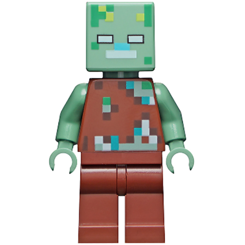 LEGO Minifigure Drowned Zombie MIN088