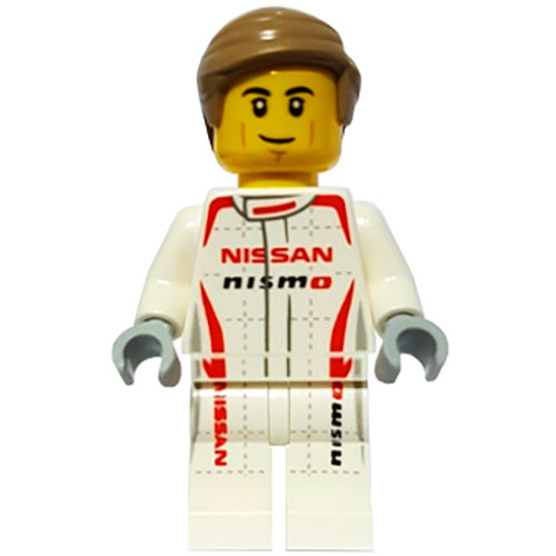 LEGO Minifigura Nissan GT-R Nismo Driver SC081