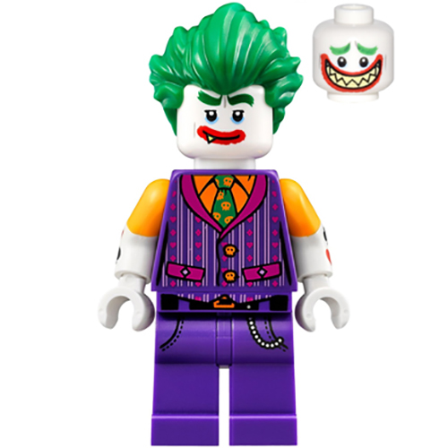 LEGO Minifigure The Joker - Vest, Shirtsleeves, Smile with Fang SH0307