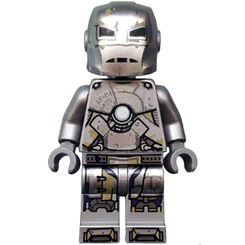 LEGO Minifigure Iron Man - Mark 1 Armor, Trans-Clear Head SH0565