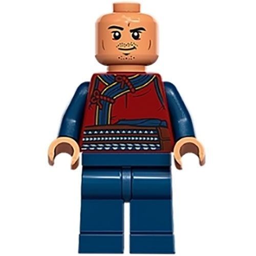 LEGO Minifigura Wong - Dark Red Robe, Dark Blue Legs SH826