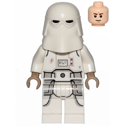 LEGO Minifigure Snowtrooper, Printed Legs, Dark Tan Hands, Frown SW1102