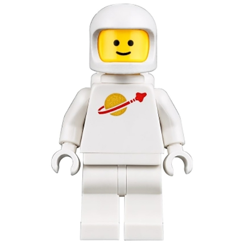 LEGO Minifigura Classic Space - White with Air Tanks and Updated Helmet (Third Reissue - Jenny) TLM110