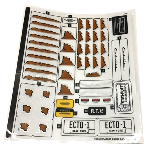 LEGO Sticker Sheet for Set 10274 - (78153/6342068) 10274STK01