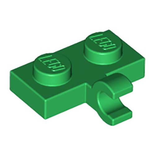 LEGO Plate, Modified 1 x 2 with Clip Horizontal on Side 11476