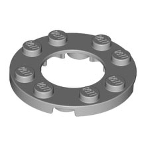 LEGO Plate, Round 4 x 4 with 2 x 2 Hole 11833