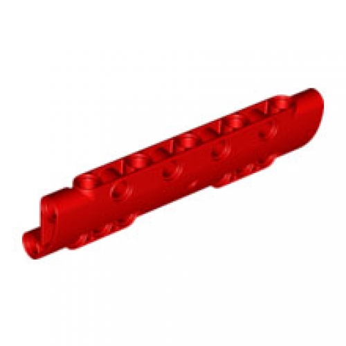 LEGO Technic, Panel Curved 11 x 3 with 10 Pin Holes through Panel Surface 11954