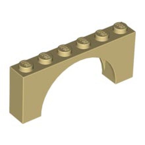 LEGO Brick, Arch 1 x 6 x 2 - Thin Top without Reinforced Underside 12939