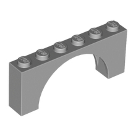 LEGO Brick, Arch 1 x 6 x 2 - Thin Top without Reinforced Underside 12939