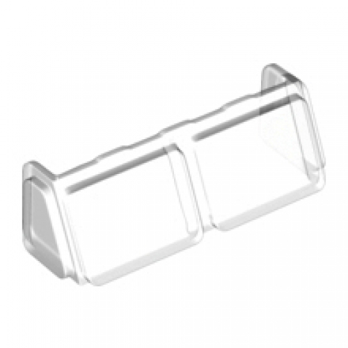 LEGO Glass for Windscreen 2 x 6 x 2 Train 13756