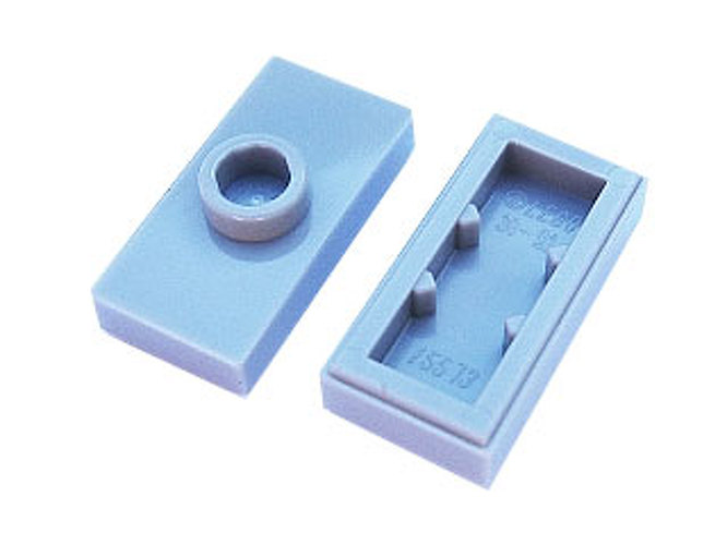 LEGO Plate, Modified 1 x 2 with 1 Stud with Groove and Inside Stud Holder (Jumper) 15573