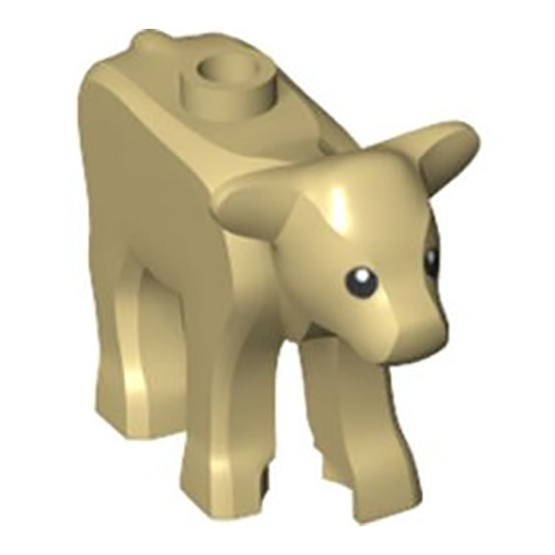 LEGO Calf with Black Eyes and White Pupils Pattern 1568PB01