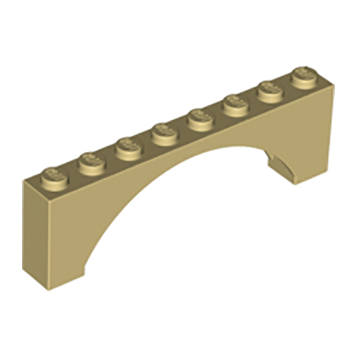 LEGO Brick, Arch 1 x 8 x 2 Raised Arch 16577