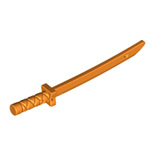 LEGO Minifig, Weapon Sword, Shamshir (Square Guard) with Capped Pommel and Holes in Crossguard and Blade 21459