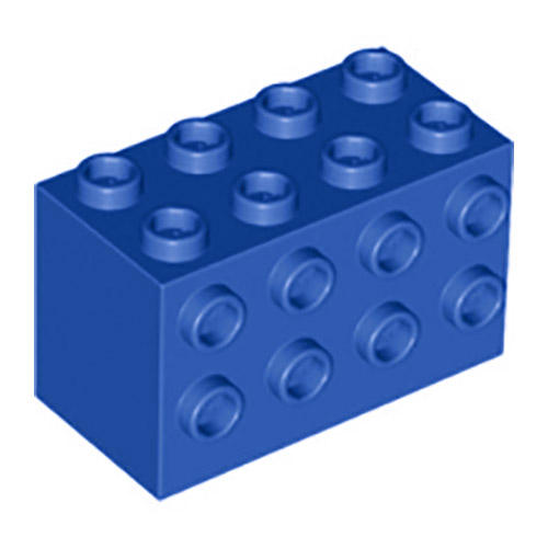 LEGO Brick, Modified 2 x 4 x 2 with Studs on Sides 2434