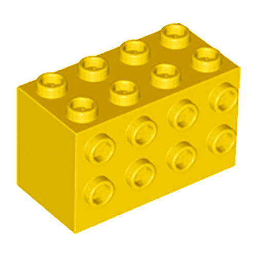 LEGO Brick, Modified 2 x 4 x 2 with Studs on Sides 2434