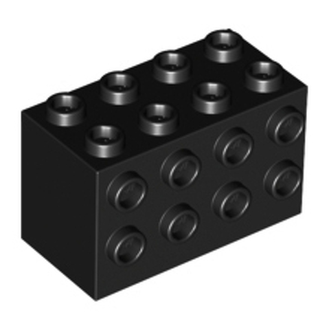 LEGO Brick, Modified 2 x 4 x 2 with Studs on Sides 2434