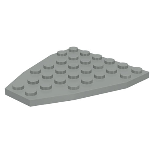 LEGO Boat Bow Plate 7 x 6 without Stud Notches 2625