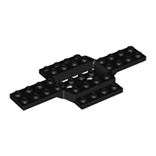 LEGO Vehicle, Base 6 x 12 with 4 x 2 Recessed Center with Smooth Underside 28324