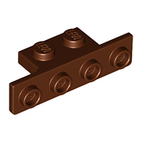 LEGO Bracket 1 x 2 - 1 x 4 with Two Rounded Corners at the Bottom 28802