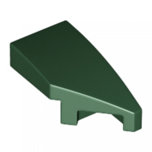 LEGO Slope, Curved 2 x 1 No Studs with Stud Notch Right 29119