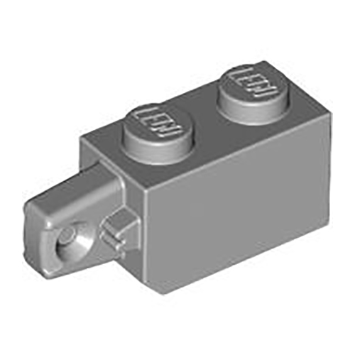 LEGO Hinge, Brick 1 x 2 Locking with 1 Finger Vertical End 30364