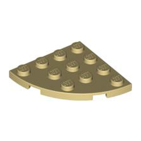 LEGO Plate, Round Corner 4 x 4 30565