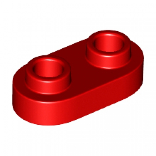 LEGO Plate, Modified 1 x 2 Rounded with 2 Open Studs 35480