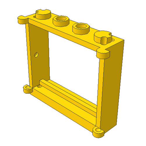 LEGO Window 1 x 4 x 3 3853