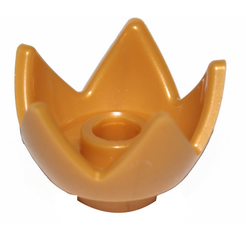 LEGO Minifigure, Headgear Crown Eggshell with 5 Points and Center Stud 39262