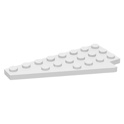 LEGO Wedge, Plate 8 x 4 Wing Left without Underside Stud Notch 3933A