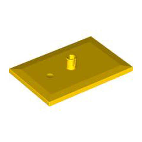 LEGO Train Bogie Plate (Tile, Modified 6 x 4 with 5mm Pin) 4025