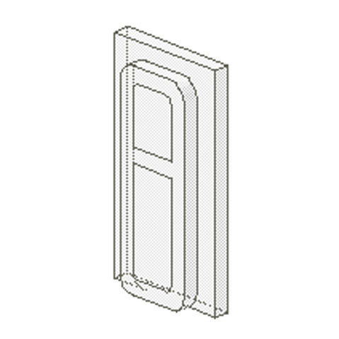 LEGO Glass for Train Window 1 x 2 x 3 4036