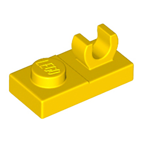 LEGO Plate, Modified 1 x 2 with Open O Clip on Top 44861